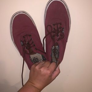 Maroon Vans